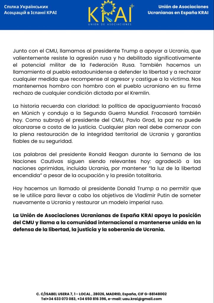DECLARACION KRAI_APOYO_CONGRESO_MUNDIAL_DE_UCRANIANOS (2)